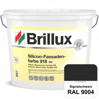 Silicon-Fassadenfarbe 918 (RAL 9004 Signalschwarz) matt, hoch wetterbeständig und wasserabweisend