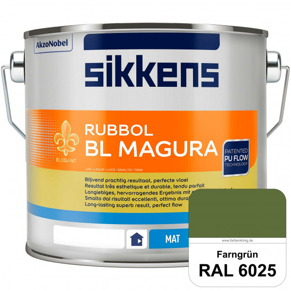Rubbol BL Magura (RAL 6025 Farngrün) matter PU-Lack (wasserbasiert) innen & außen