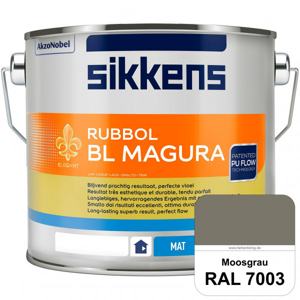 Rubbol BL Magura (RAL 7003 Moosgrau) matter PU-Lack (wasserbasiert) innen & außen