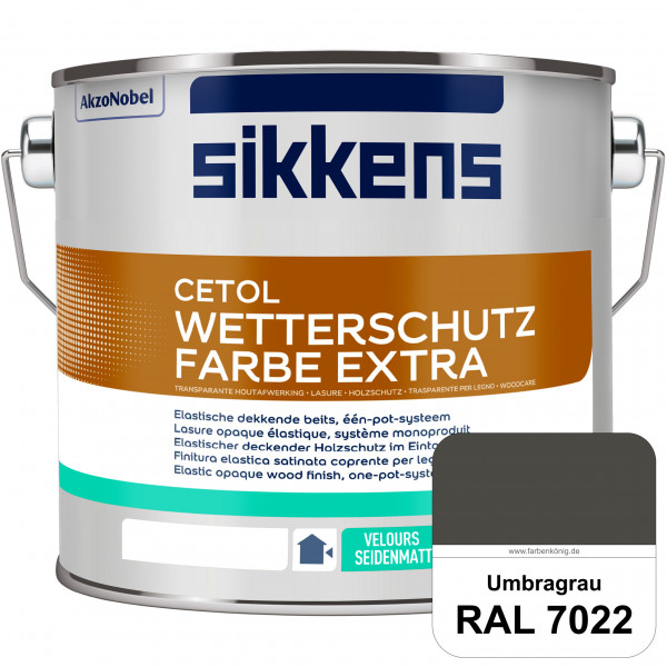 Cetol Wetterschutzfarbe Extra (RAL 7022 Umbragrau)