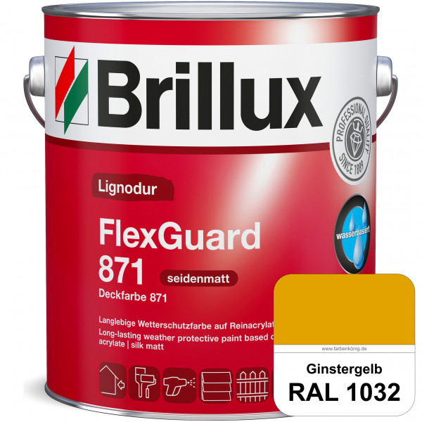 Lignodur FlexGuard 871 (Deckfarbe 871) RAL 1032 Ginstergelb