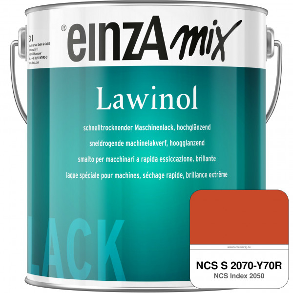einzA Lawinol hochglänzend (NCS S 2070-Y70R)