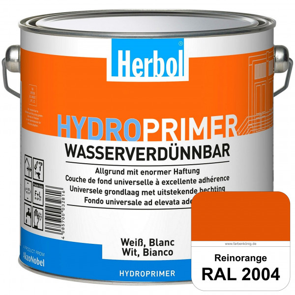 Hydroprimer (RAL 2004 Reinorange) wasserverdünnbare Allgrund (Innen&Außen)