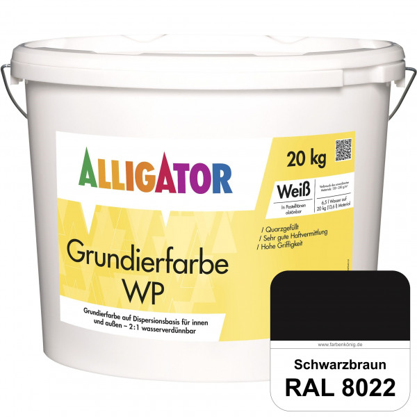 Grundierfarbe WP (RAL 8022 Schwarzbraun)