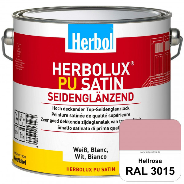 Herbolux PU Satin (RAL 3015 Hellrosa) Top-PU-Seidenglanzlack (Innen & Außen)