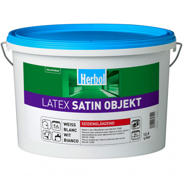 Latex Satin Objekt (Weiß)