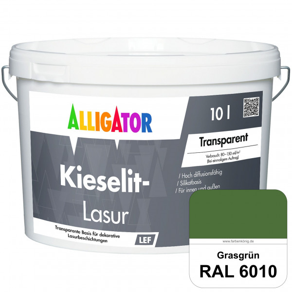 Kieselit-Lasur (RAL 6010 Grasgrün)