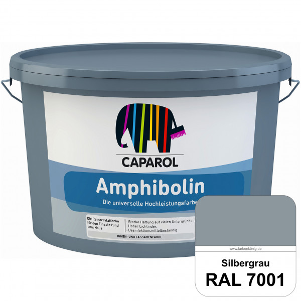 Amphibolin (RAL 7001 Silbergrau) Universalfarbe auf Reinacrylbasis innen & außen