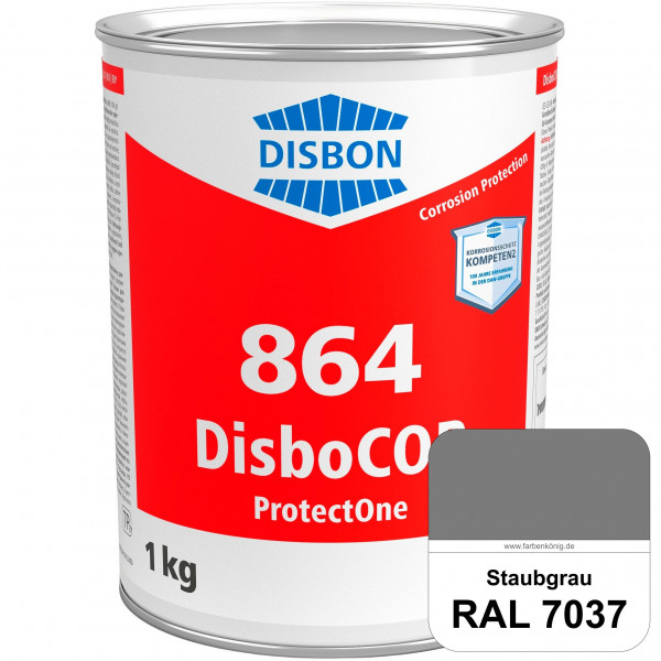 DisboCOR 864 ProtectOne (RAL 7037 Staubgrau) 1-Topf-geeignete Korrosionsschutz für alle metallische