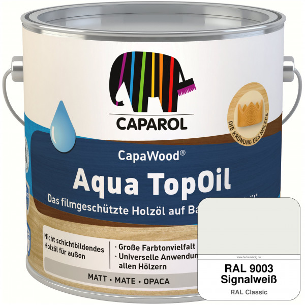 CapaWood® AquaTopOil (RAL 9003 Signalweiß)