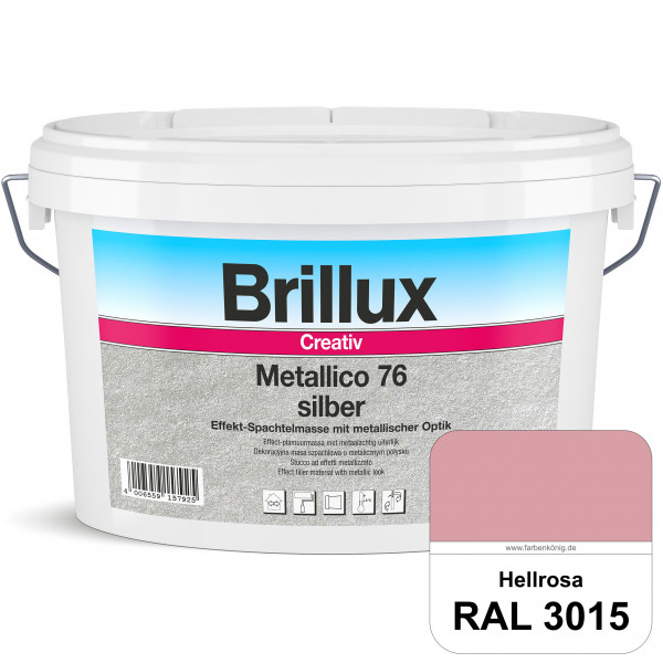 Creativ Metallico 76 (RAL 3015 Hellrosa) Effektspachtelmasse für Oberflächen mit metallischer Optik