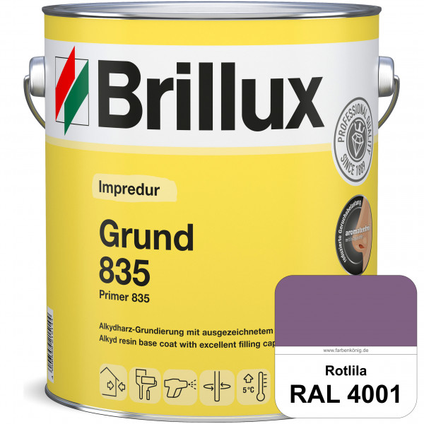 Impredur Grund 835 (RAL 4001 Rotlila) Grundierung für Laub- und Nadelholz wie Fenstern, Türen etc. (