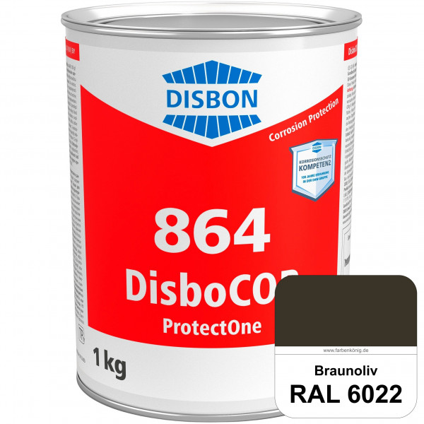 DisboCOR 864 ProtectOne (RAL 6022 Braunoliv) 1-Topf-geeignete Korrosionsschutz für alle metallische