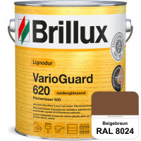 Lignodur VarioGuard 620 (Flächenlasur 620) RAL 8024 Beigebraun