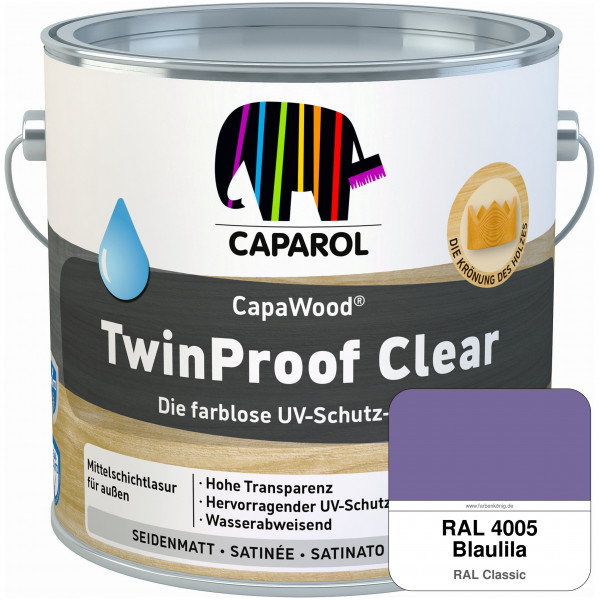 CapaWood® TwinProof Clear (RAL 4005 Blaulila) - ersetzt Capadur TwinProof