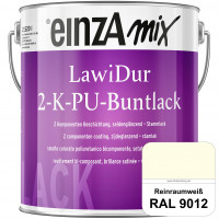 einzA LawiDur 2-K-PU-Buntlack - Seidenglanz (RAL 9012 Reinraumweiß)