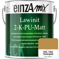 einzA Lawinit 2-K-PU Matt Stammlack (RAL 1024 Ockergelb)