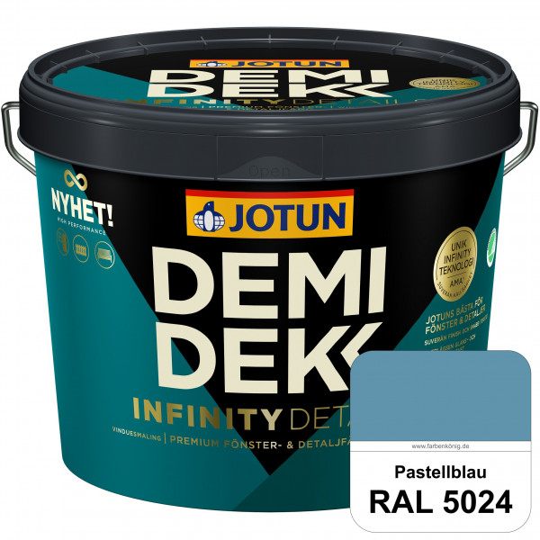 DEMIDEKK Infinity Details - Deckender Holzschutz (RAL 5024 Pastellblau)