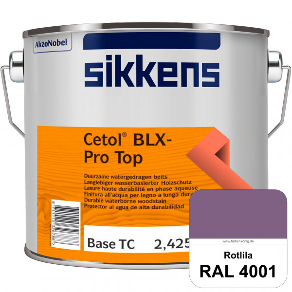 Cetol BLX-Pro Top (RAL 4001 Rotlila) Seidenglänzende & wasserdampfdurchlässige Dickschichtlasur auße