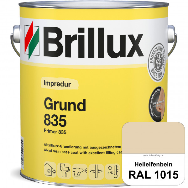 Impredur Grund 835 (RAL 1015 Hellelfenbein) Grundierung für Laub- und Nadelholz wie Fenstern, Türen
