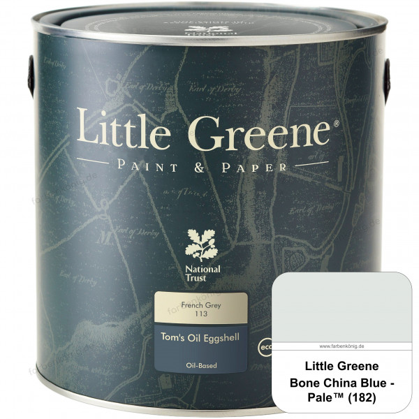 Tom's Oil Eggshell (182 Bone China Blue - Pale)