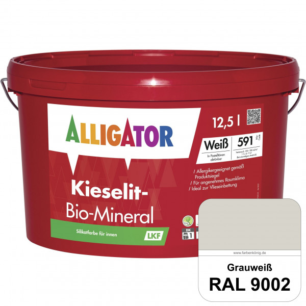 Kieselit-Bio-Mineral LKF (RAL 9002 Grauweiß)