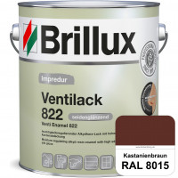 Impredur Ventilack 822 (RAL 8015 Kastanienbraun) Seidenglanzlack (lösemittelhaltig) Fenster & Türen 