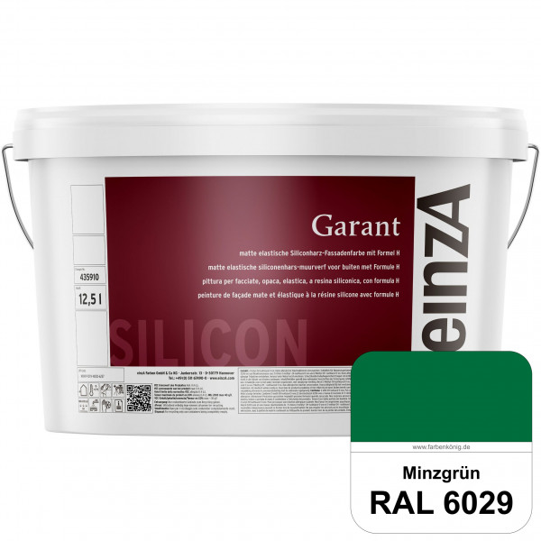 einzA Garant (RAL 6029 Minzgrün) elastische Siliconharz-Fassadenfarbe