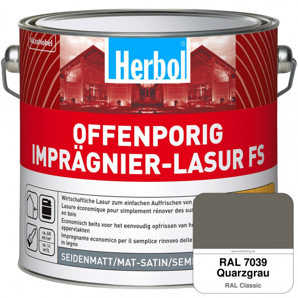 Offenporig Imprägnier-Lasur FS (RAL 7039 Quarzgrau)