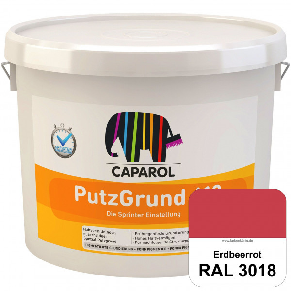 Putzgrund 610 SPRINTER (RAL 3018 Erdbeerrot) Grundanstrich & Haftbrücke für Strukturputz-Beschichtun