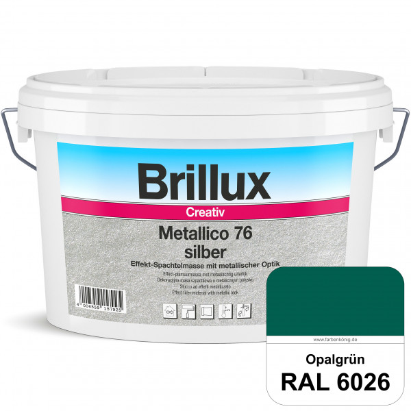 Creativ Metallico 76 (RAL 6026 Opalgrün) Effektspachtelmasse für Oberflächen mit metallischer Optik