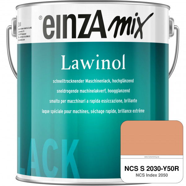 einzA Lawinol hochglänzend (NCS S 2030-Y50R)