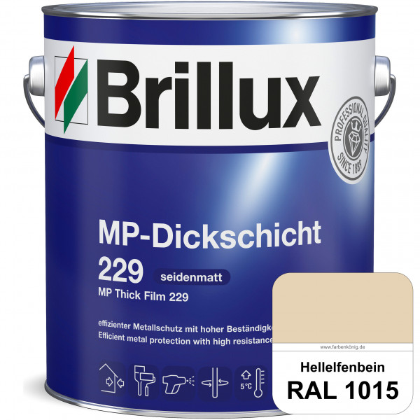 MP-Dickschicht 229 (RAL 1015 Hellelfenbein) Korrosionsschutz für grundierten Eisen- & Stahl sowie fü