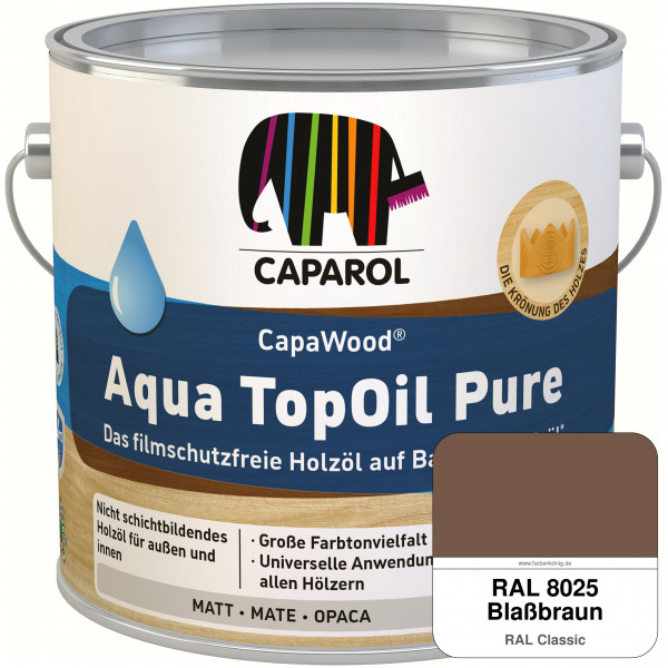 CapaWood® AquaTopOil Pure (RAL 8025 Blassbraun) - ersetzt CapaGreen Holz-Öl Aqua