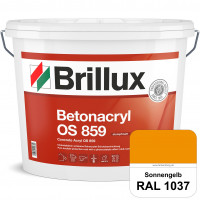 Betonacryl OS 859 (RAL 1037 Sonnengelb) Wetterbeständige Schutzbeschichtung für Betonflächen (Außen)