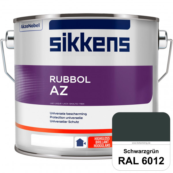 Rubbol AZ (RAL 6012 Schwarzgrün) Hochwertiger, universeller Hochglanzlack (lösemittelhaltig) außen