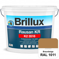 Rausan KR K2 3516 (RAL 1011 Braunbeige) Organisch gebundener Kratzputz für wetterbeständige Oberfläc