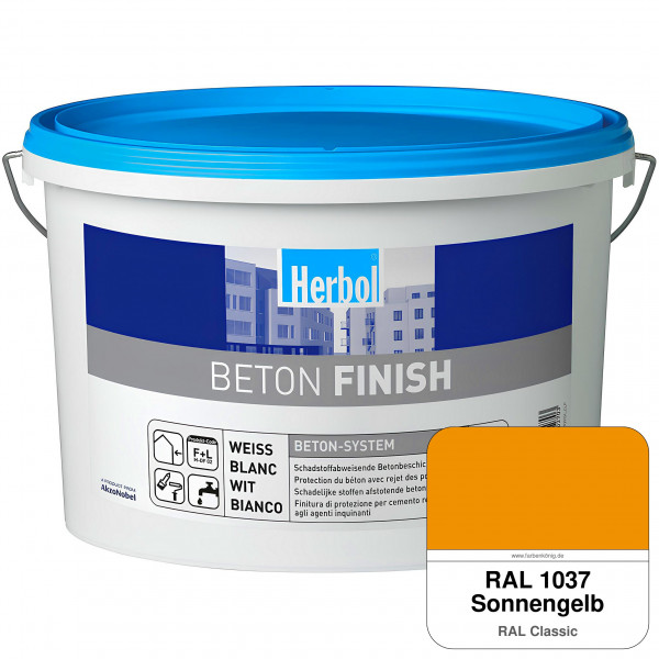 Beton Finish (RAL 1037 Sonnengelb)