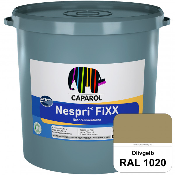 Nespri® FiXX (RAL 1020 Olivgelb) Spezielle Innenfarbe für die rationelle Beschichtung im Nespri-Spri