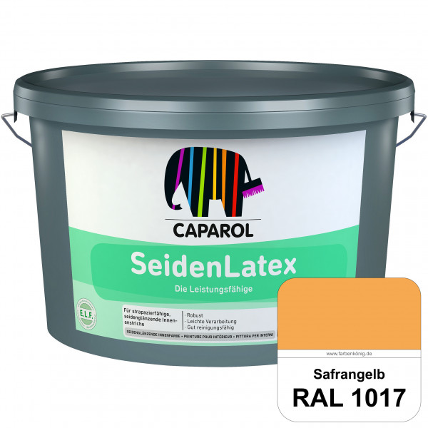 SeidenLatex ELF (RAL 1017 Safrangelb) strapazierfähige, scheuerbeständige und seidenmatte Latexfarbe