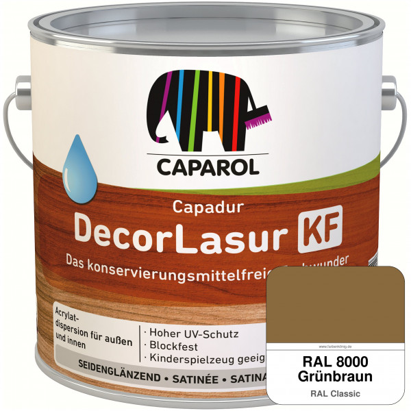 Caparol Capadur DecorLasur KF (RAL 8000 Grünbraun)