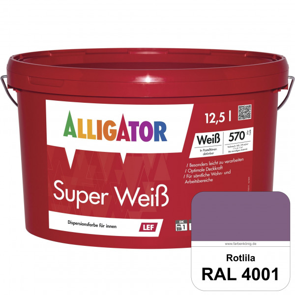 Super Weiß LEF (RAL 4001 Rotlila)