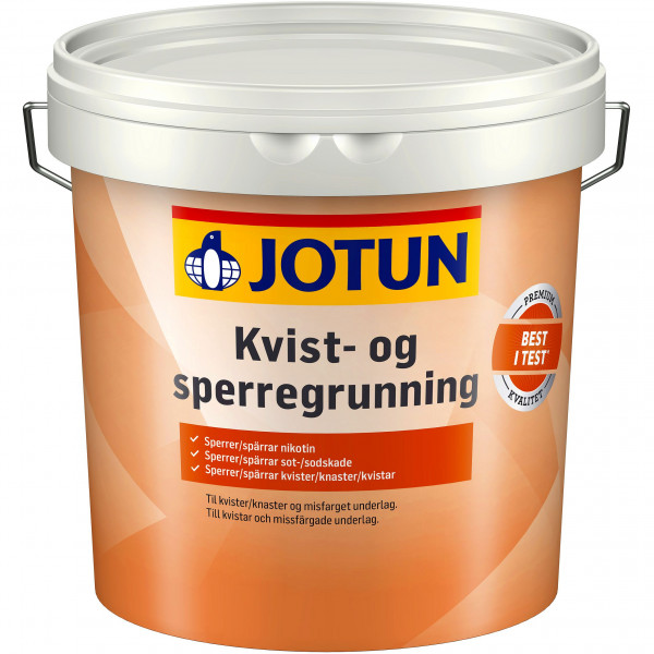 Kvist- og Sperregrunning - Isolierender Sperrgrund (B-Ware) - 2,7 Liter (Weiß)