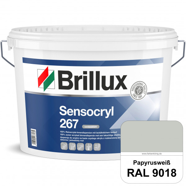 Sensocryl ELF 267 (RAL 9018 Papyrusweiß) seidenmatt hochwertige Reinacrylat-Innendispersion für Artz