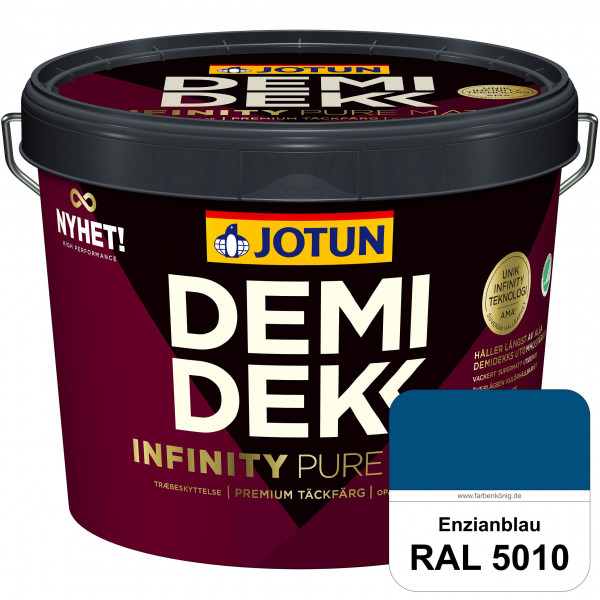 DEMIDEKK Infinity Pure Mat (ehemals Demidekk Ultimate Helmatt) - Deckende, matte Holzfarbe (RAL 5010
