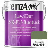 einzA LawiDur 2-K-PU-Buntlack - Seidenglanz (RAL 6011 Resedagrün)