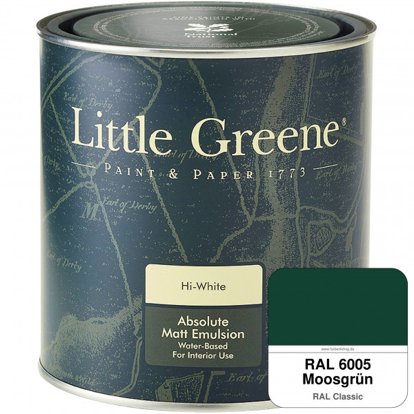 Absolute Matt Emulsion - Sample Pot 250 ml (RAL 6005 Moosgrün)