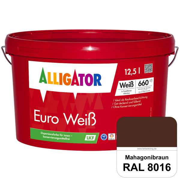 Euro Weiß LKF (RAL 8016 Mahagonibraun)