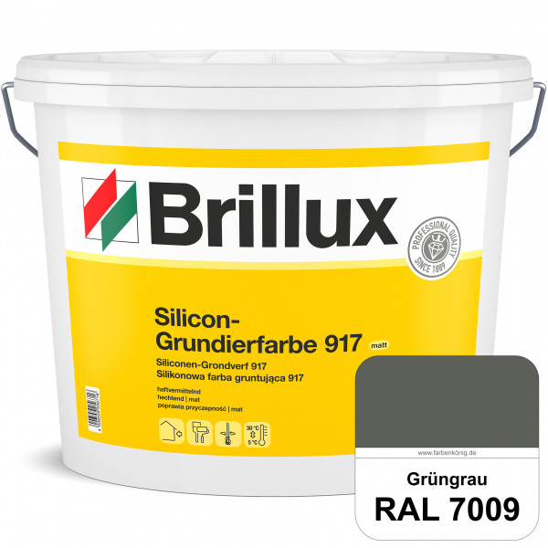 Silicon-Grundierfarbe 917 (RAL 7009 Grüngrau) Spezial-Grundierfarbe im Silicon-System (außen)