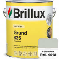 Impredur Grund 835 (RAL 9018 Papyrusweiß) Grundierung für Laub- und Nadelholz wie Fenstern, Türen et